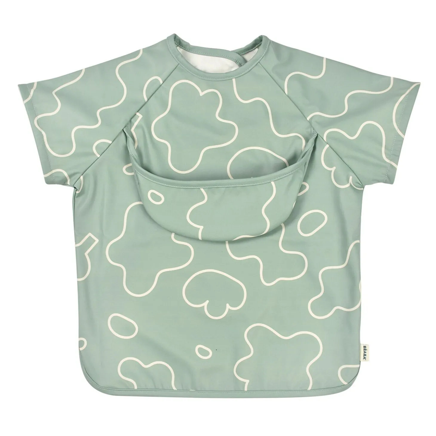 Bavoir à manches évolutif 2 en 1 Vert sauge