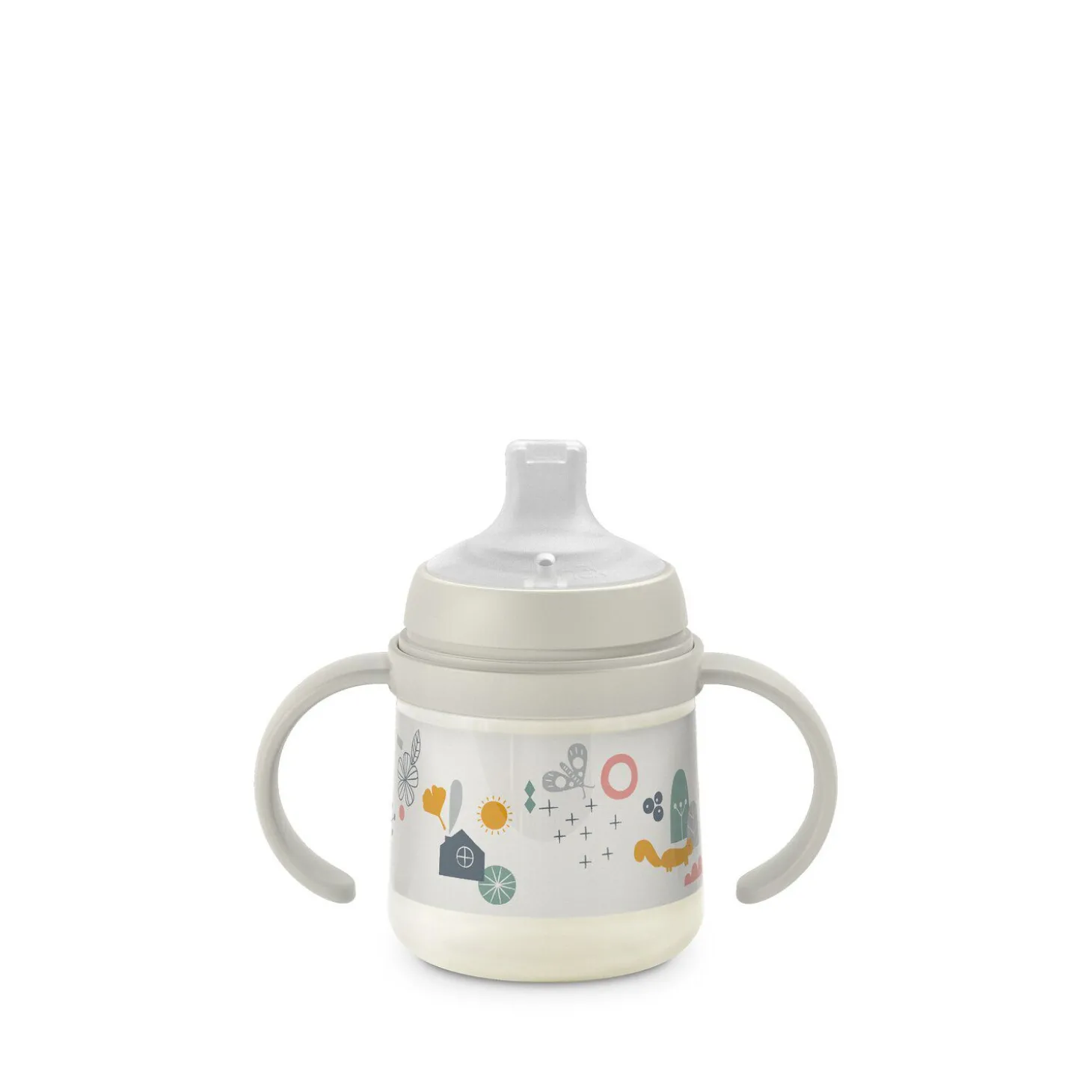 Biberon avec anses et bec silicone A Walk In The Park +6m