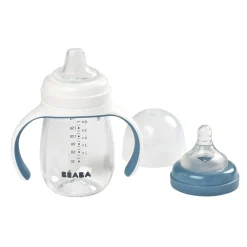 Biberon d'apprentissage 2 en 1 - 210ml Bleu