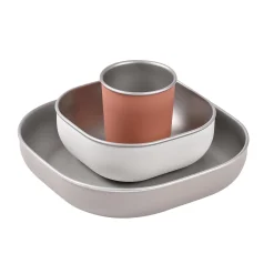 Coffret repas inox Terracotta