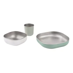 Coffret repas inox Vert sauge