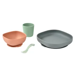 Coffret repas silicone Minéral