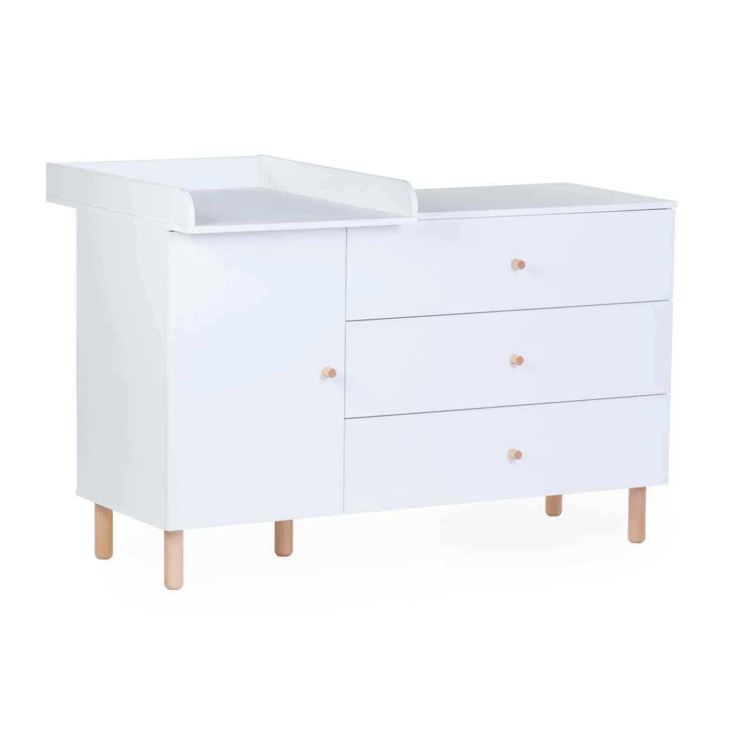 Commode 4 tiroirs Wonder white