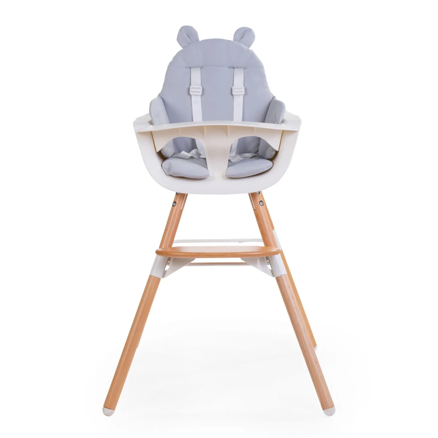 Coussin Chaise Haute - Deperlant - Polyester - Gris