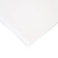 Drap Housse Lit Bébé - 70x140 Cm - Coton Bio - Blanc
