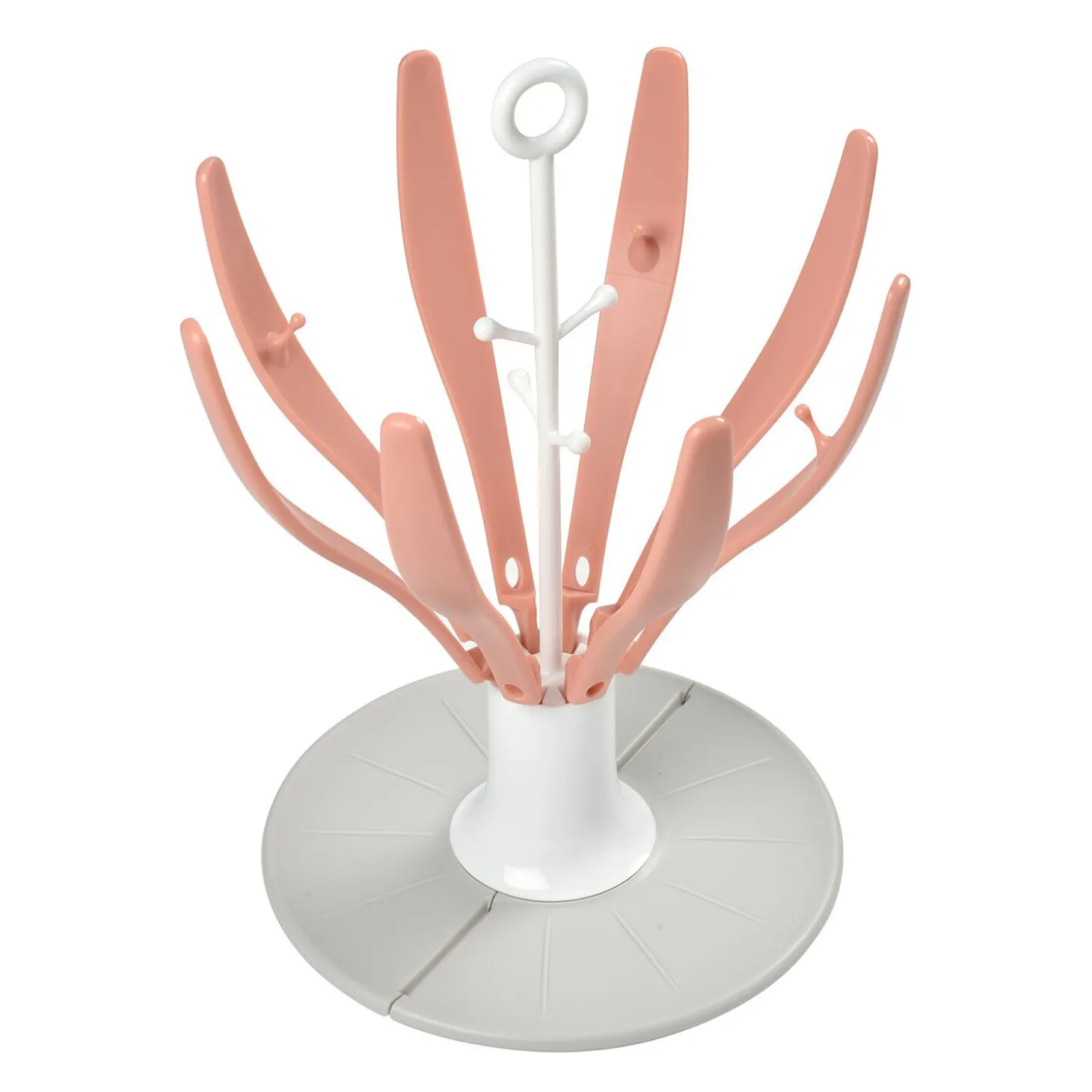 Egoutte-biberons pliable Flower Rose