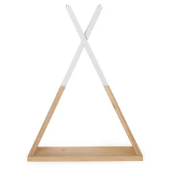 Etagère Murale Tipi - Bois - Naturel Blanc