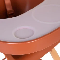 Evolu Tablette De Chaise - Abs - Rouille + Napperon En Silic