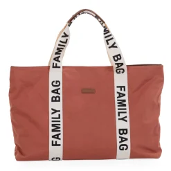 Family Bag Sac A Langer - Signature - Canvas - Terracotta