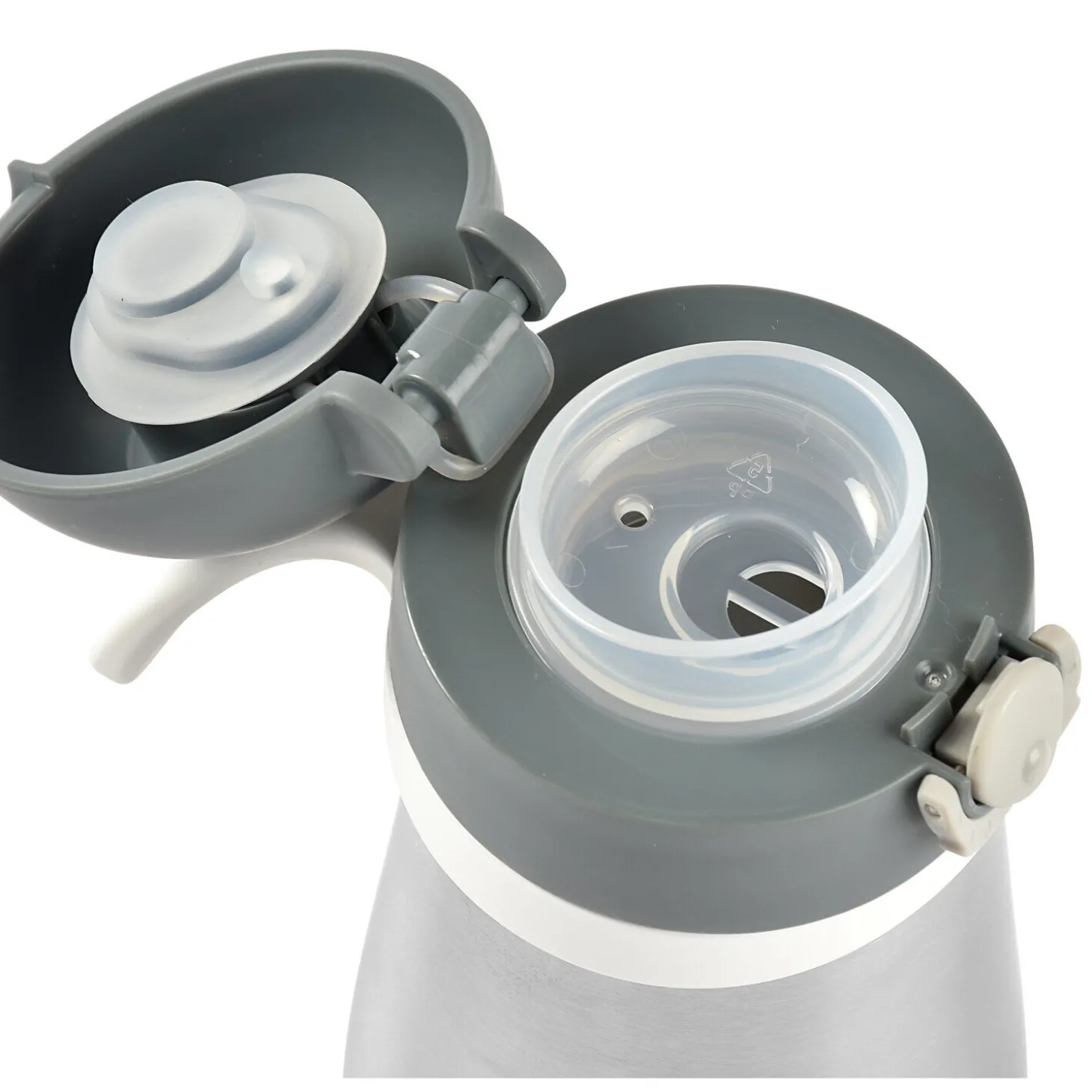 Gourde inox 350 ml Gris minéral