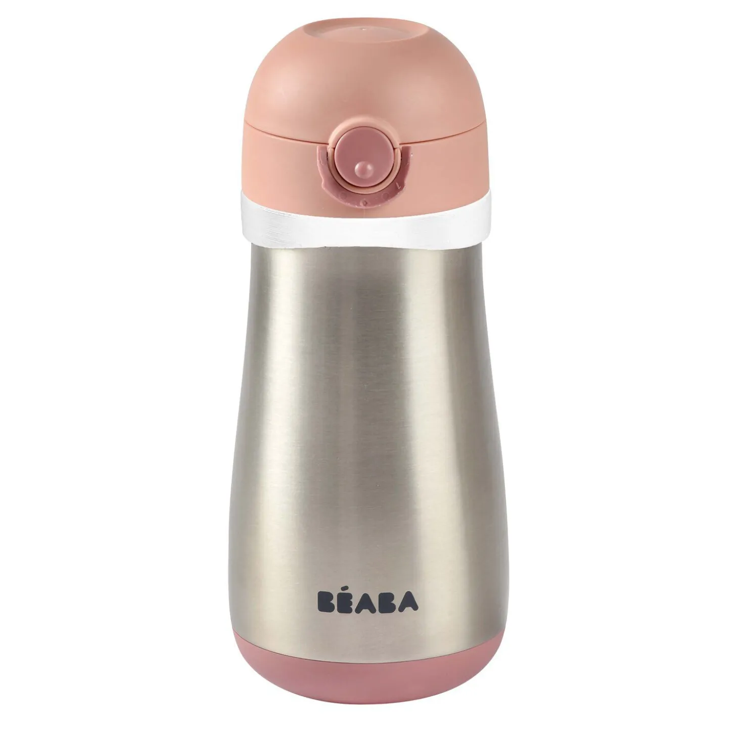 Gourde inox 350 ml Vieux rose