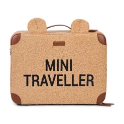 Mini Traveller Valise Enfant - Teddy Brun