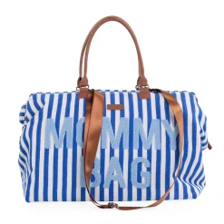 Mommy Bag ® Sac à Langer - Rayures - Bleu Electrique /Bleu
