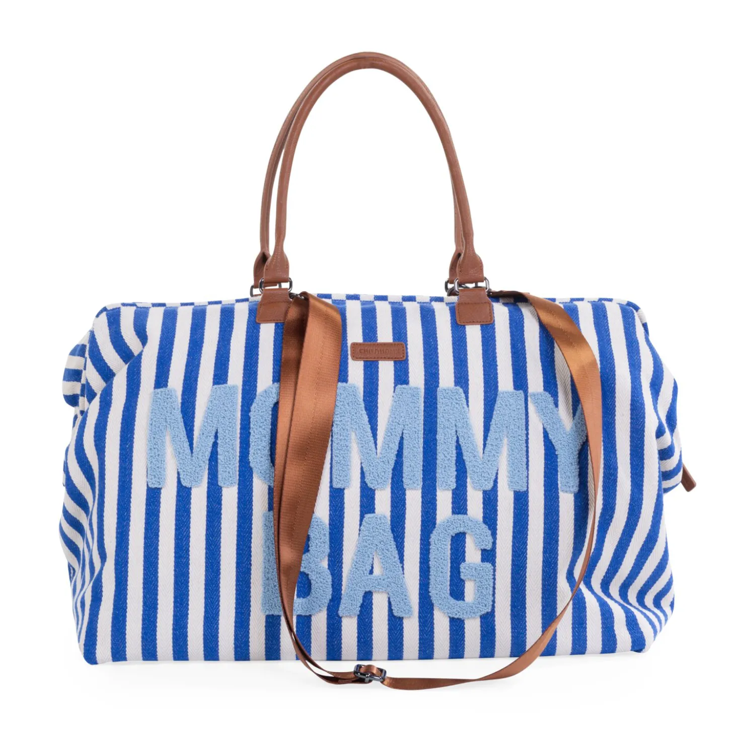 Mommy Bag ® Sac à Langer - Rayures - Bleu Electrique /Bleu