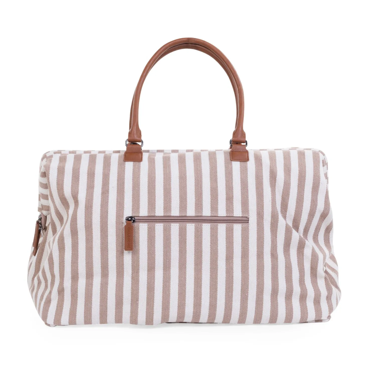 Mommy Bag ® Sac à Langer - Rayures - Nude/Terracotta