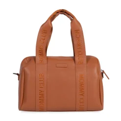 Mommy Club Sac à Langer - Signature - Cuir Vegan - Brun