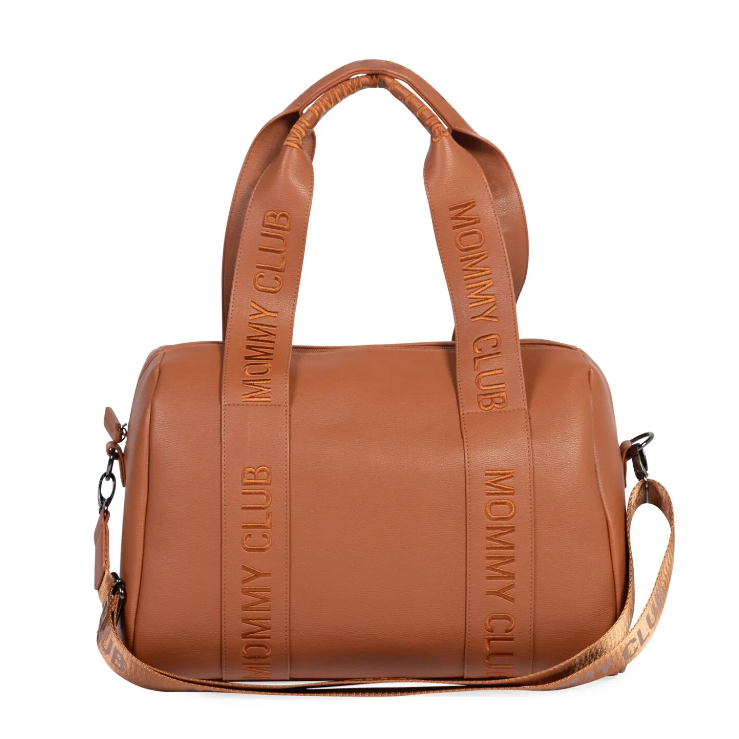 Mommy Club Sac à Langer - Signature - Cuir Vegan - Brun