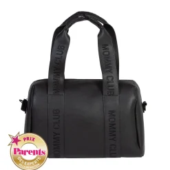 Mommy Club Sac à Langer - Signature - Cuir Vegan - Noir