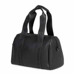 Mommy Club Sac à Langer - Signature - Cuir Vegan - Noir