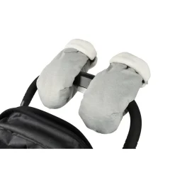 Moufles poussette Gris chiné