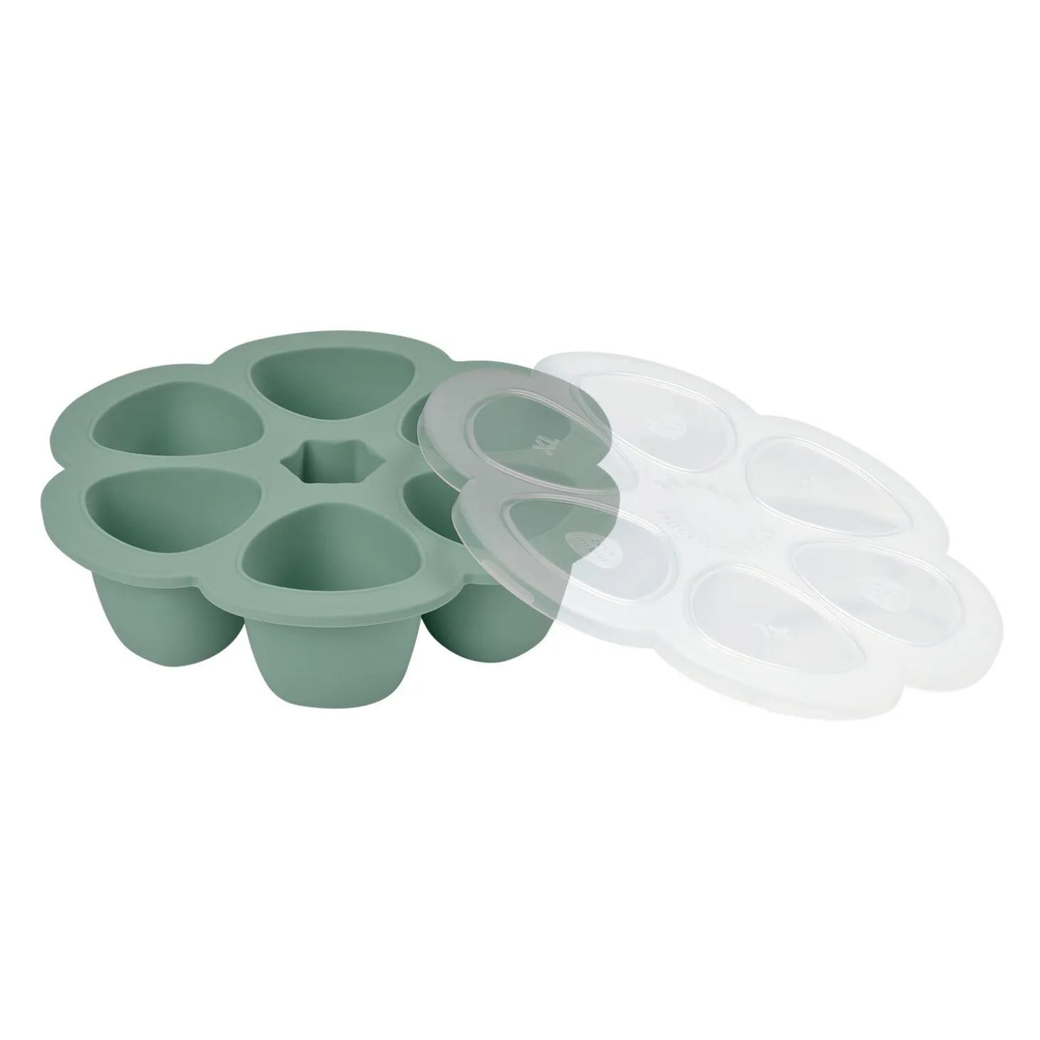 Moule multiportions silicone 6X150ml Vert sauge