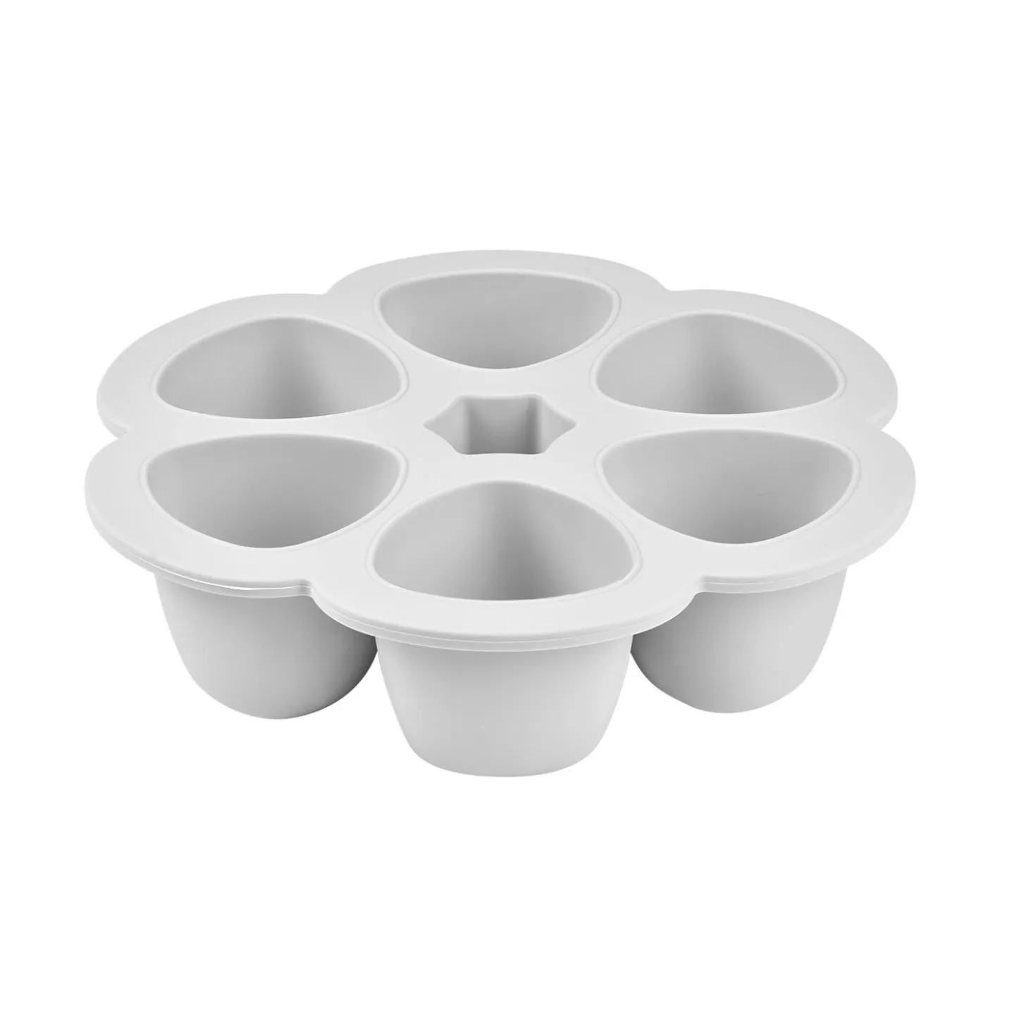 Moule multiportions silicone 6X90ml Gris clair