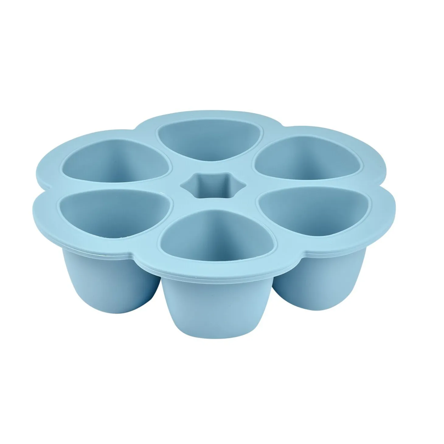 Moule multiportions silicone 6X90ml Bleu