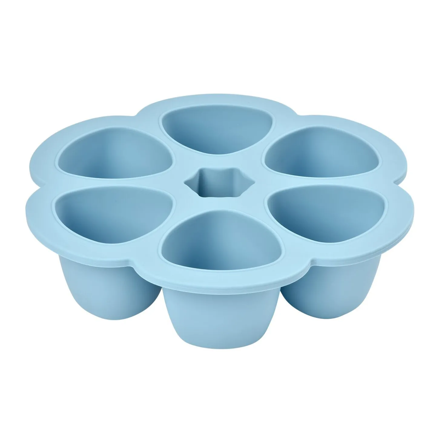 Moule multiportions silicone 6X150ml Bleu