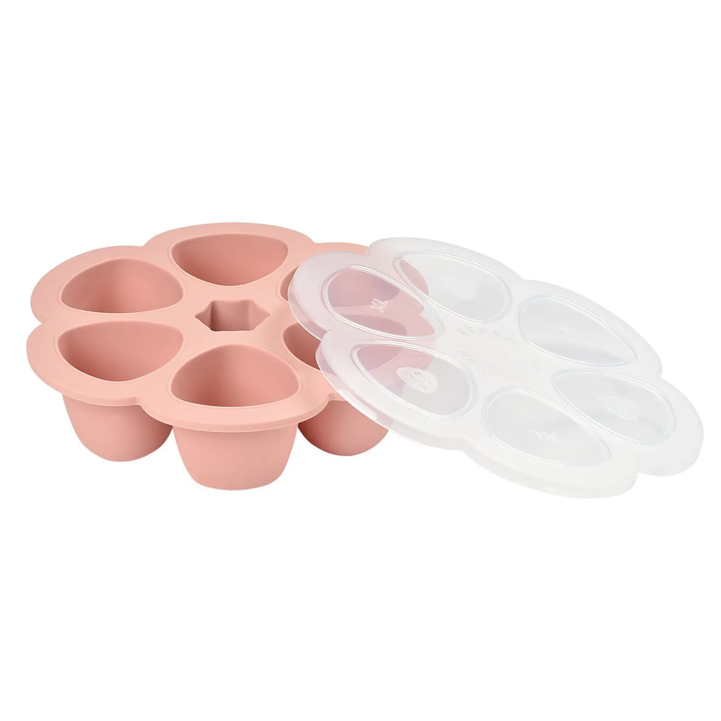 Moule multiportionssilicone 6X150ml Vieux Rose