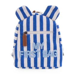My First Bag Sac a dos Enfant - Rayures - Bleu Electrique