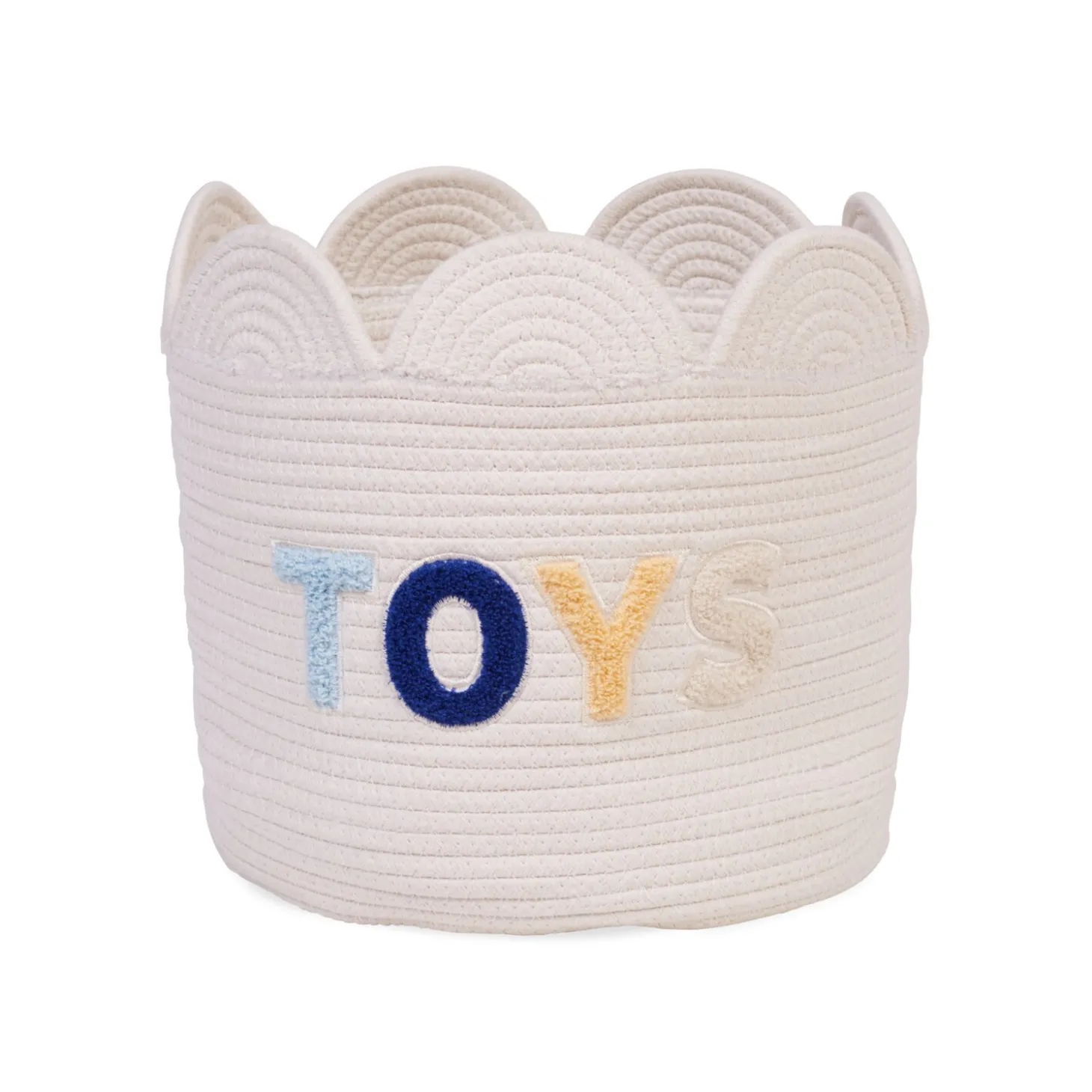 Panier fleur - 30x30x30cm - Corde De Coton - Ecru