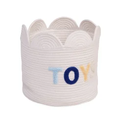 Panier fleur - 30x30x30cm - Corde De Coton - Ecru