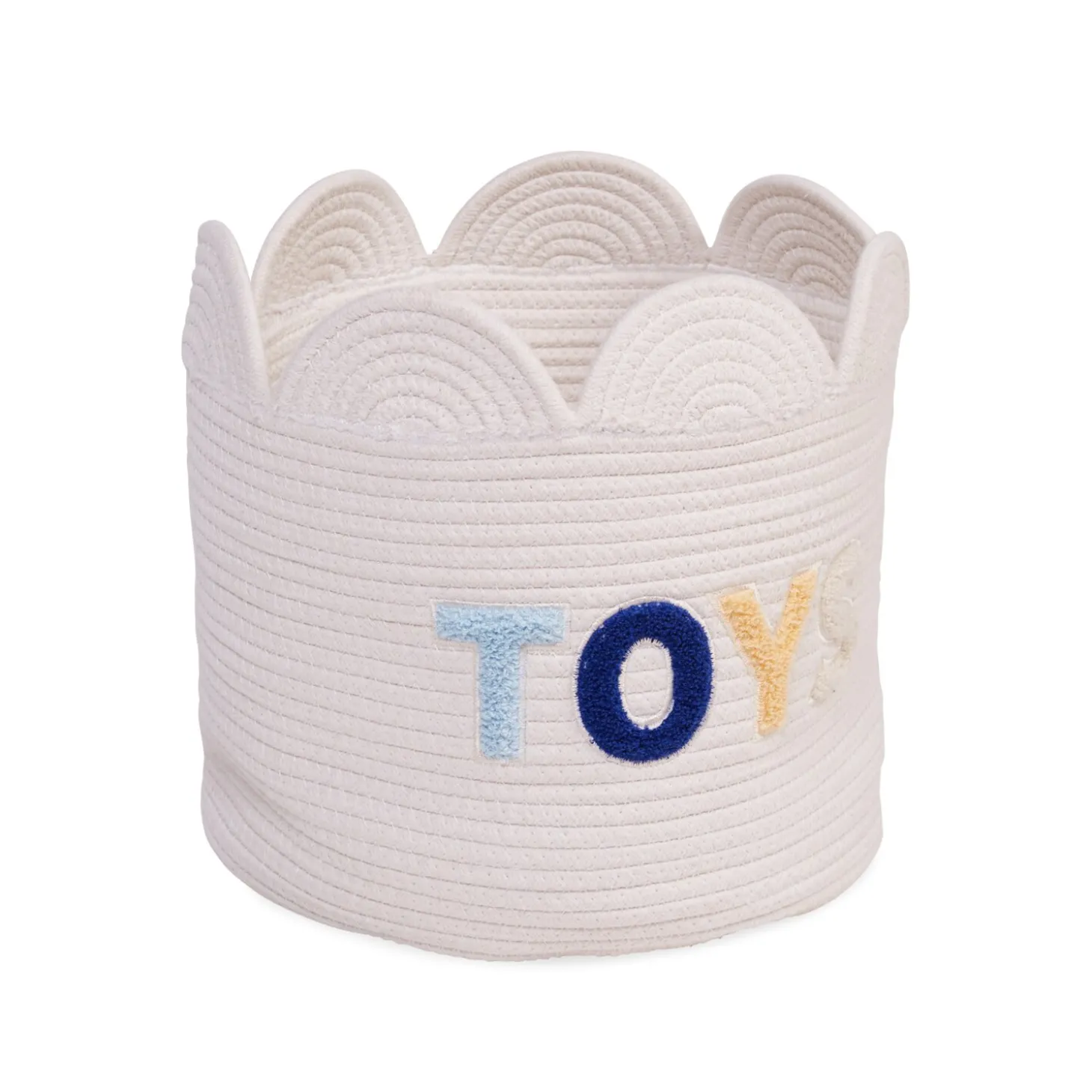 Panier fleur - 30x30x30cm - Corde De Coton - Ecru