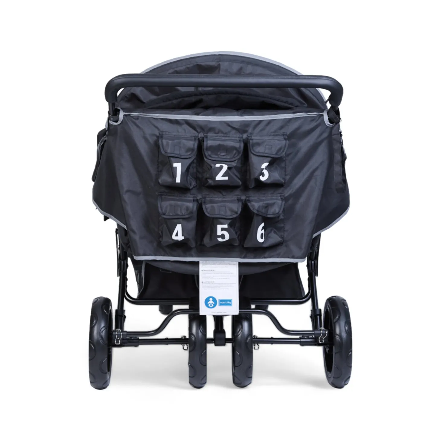 Poussette Sixplaces anthracite