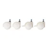 Set de roues 4 pcs - Blanc