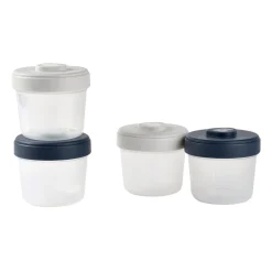 Set intégral de 4 portions clip 150 ml Gris/Night blue