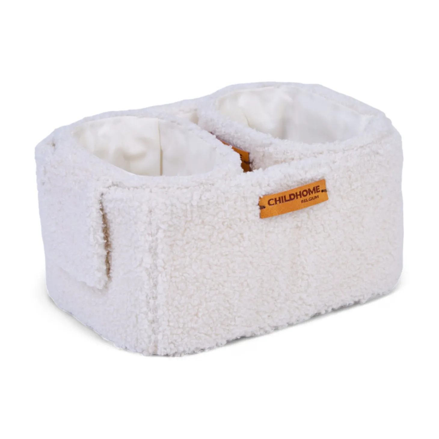 Set Of 3 Hanging Storage Baskets - 21x14x10 Cm + 14x10x10 Cm -Teddy Off white