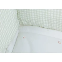 Tapis De Parc - 75x95 Cm - Jersey - Forêt - Mousseline Vichy