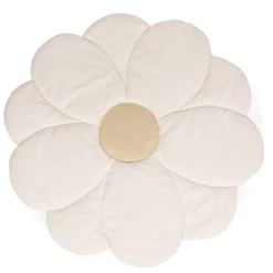 Tapis d’éveil 110cm Fleur blanc cassé