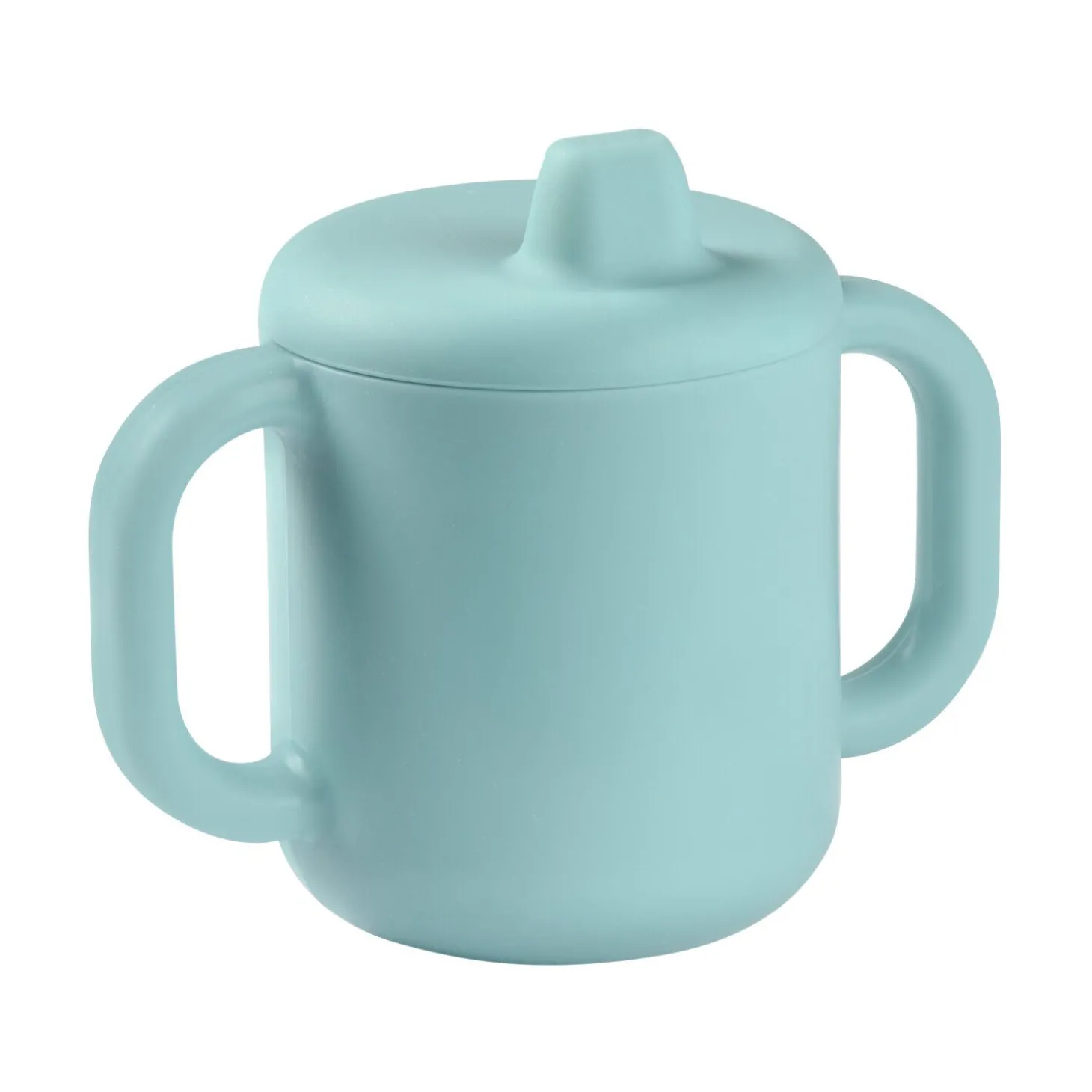 Tasse d'apprentissage silicone Bleu