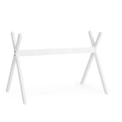 Tipi Support Pour Couffin Moise + Arche Bébé - Bois - Blanc