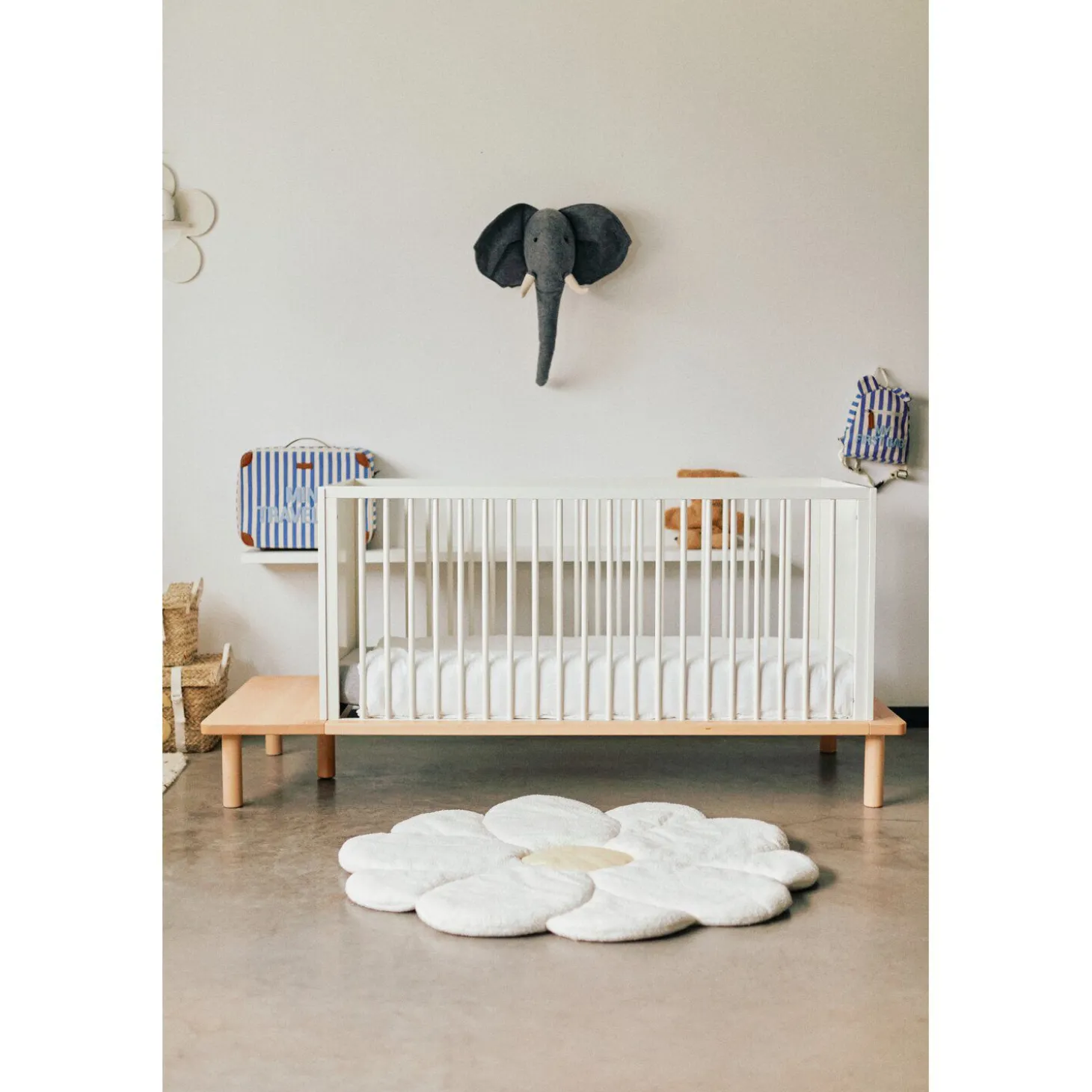 Trophée Elephant - Feutre - Décoration Murale