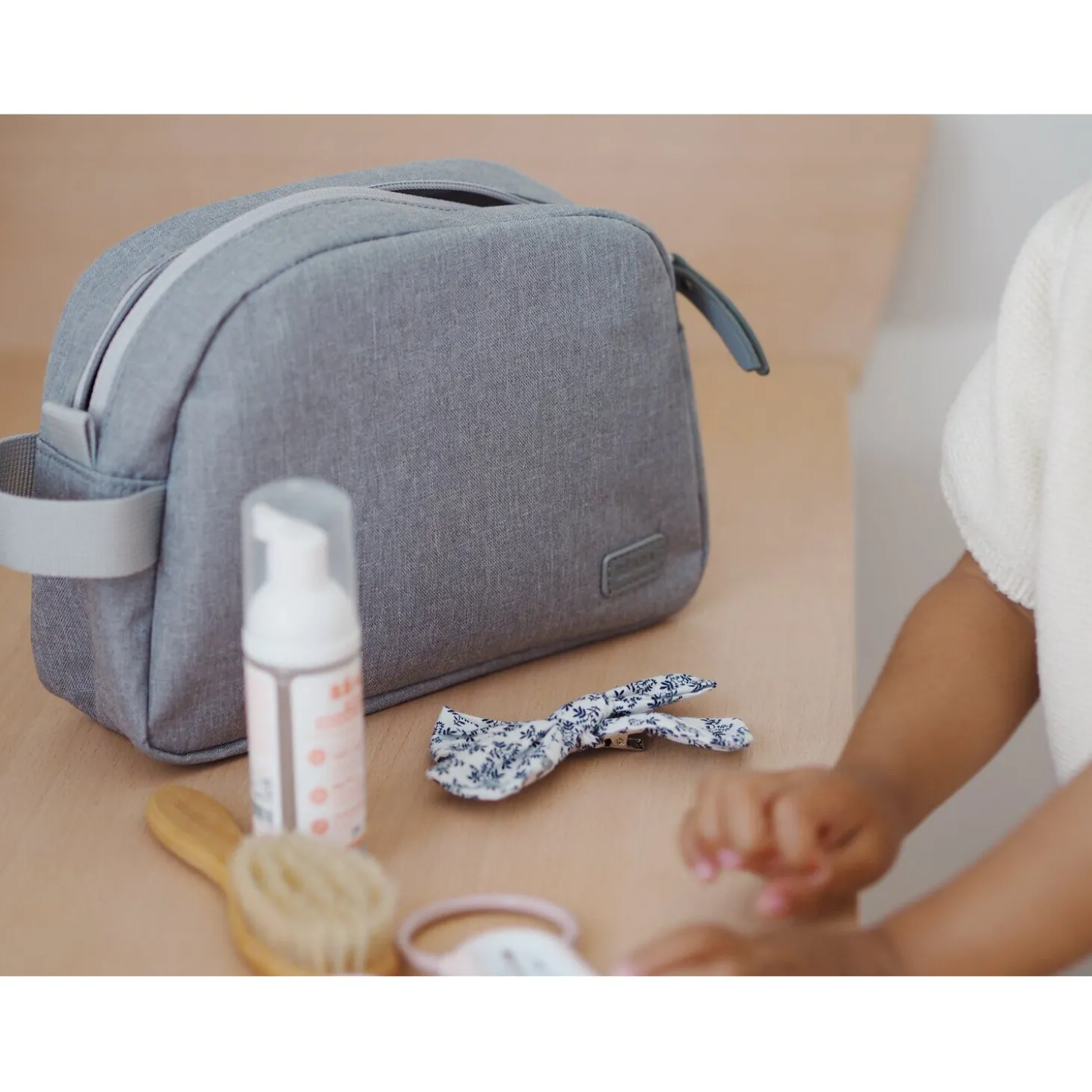 Trousse de toilette Gris chiné